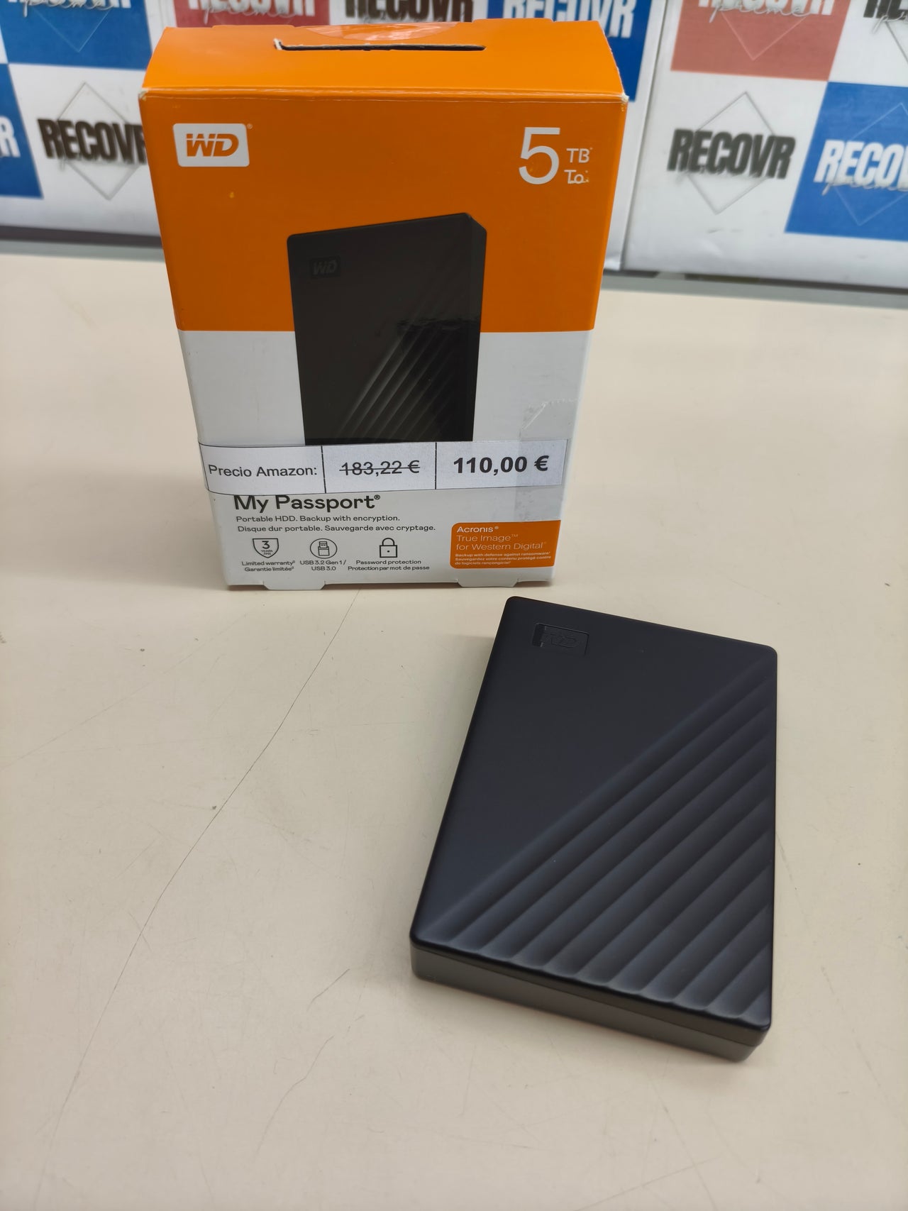 Disco duro externo WD My Passport 5 TB