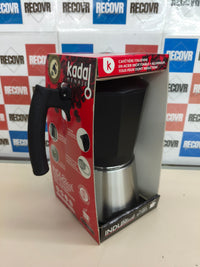 Cafetera Italiana INDU Black 12 tazas
