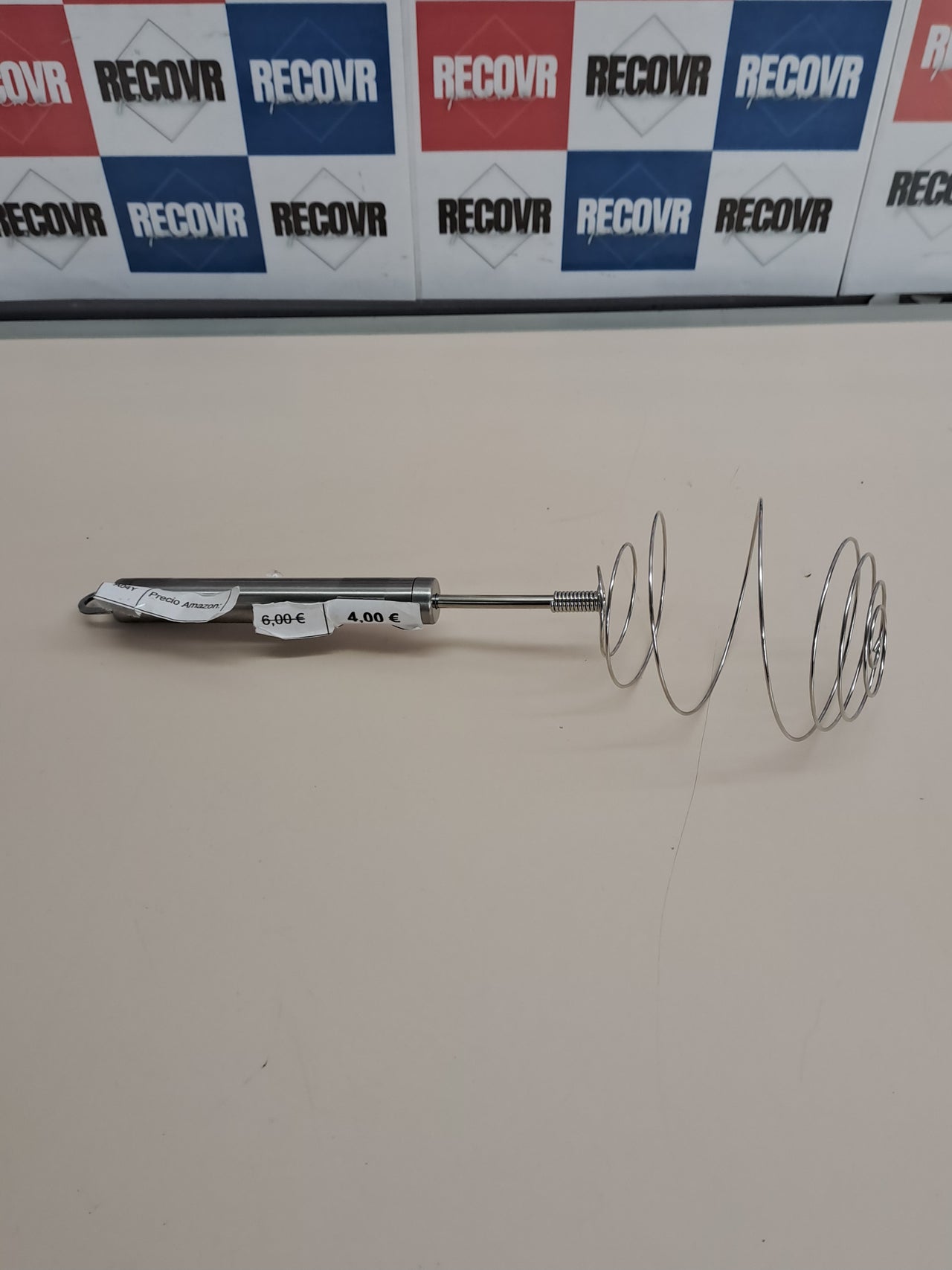 Batidor acero inoxidable manual mini cocina Anwangda