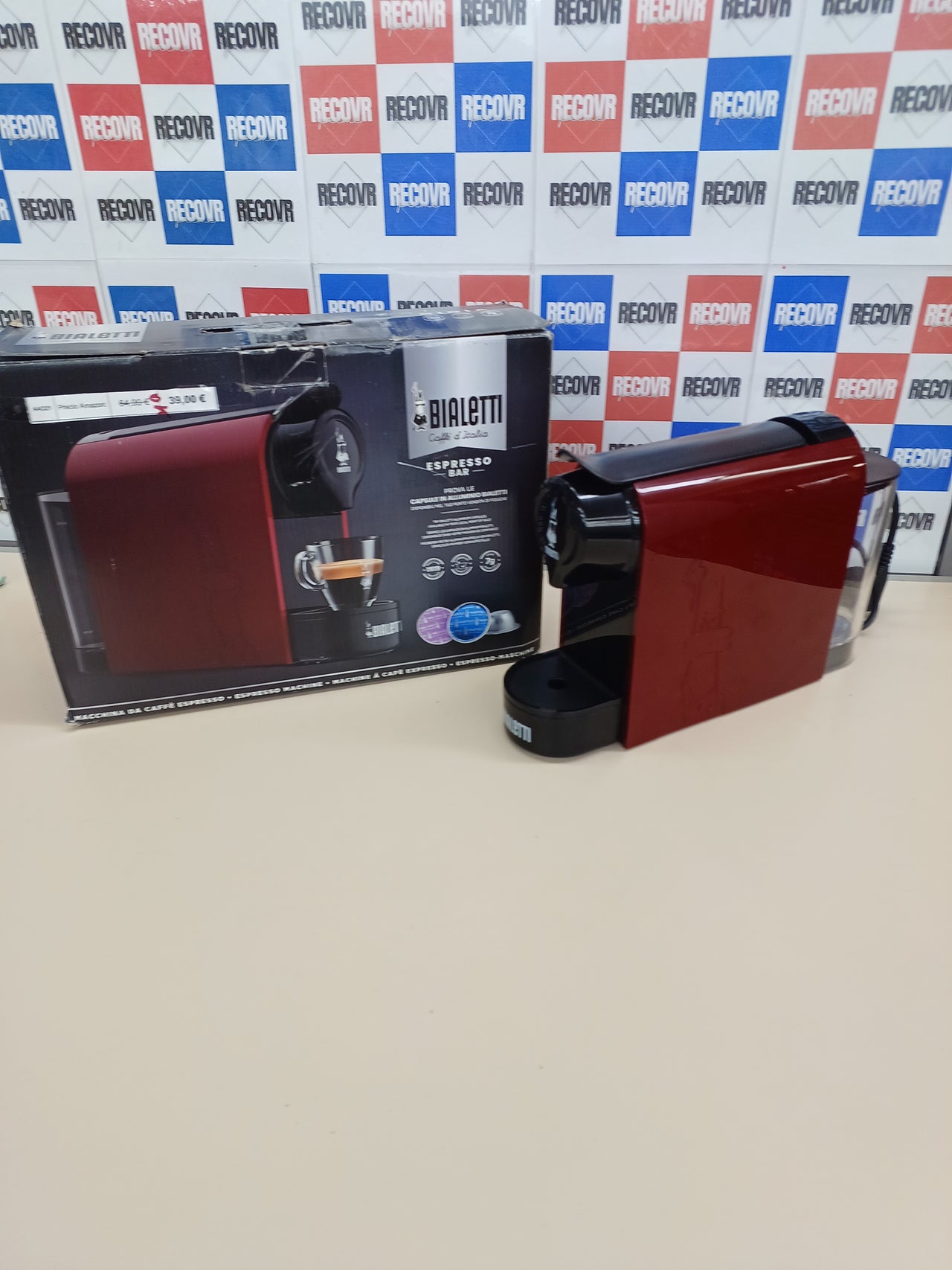 Cafetera Espresso Bialetti Gioia 1200 W Rojo
