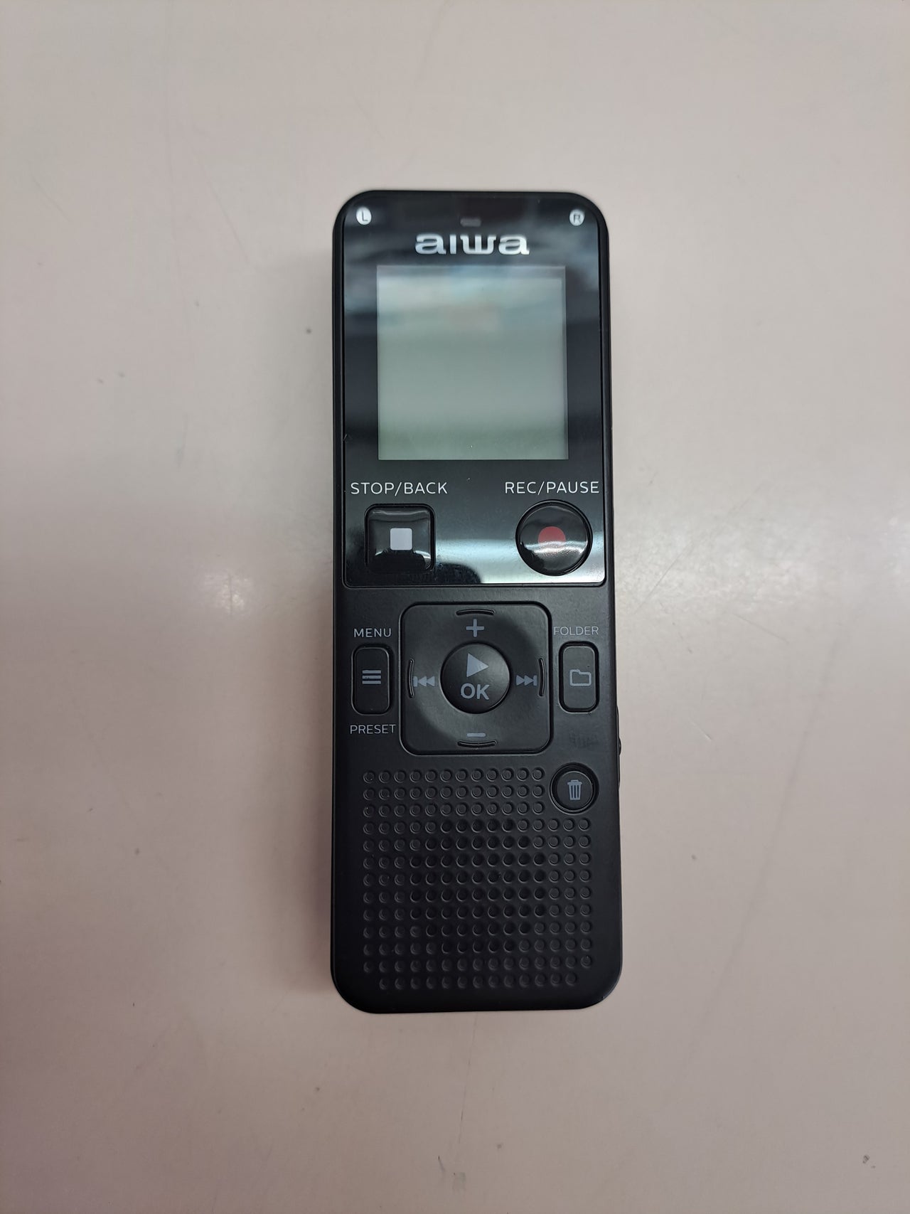 Grabadora de voz digital 16GB micrófono estéreo AIWA