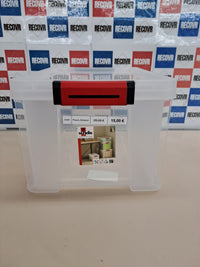 Caja almacenamiento 17 L transparente apilable – Sundis