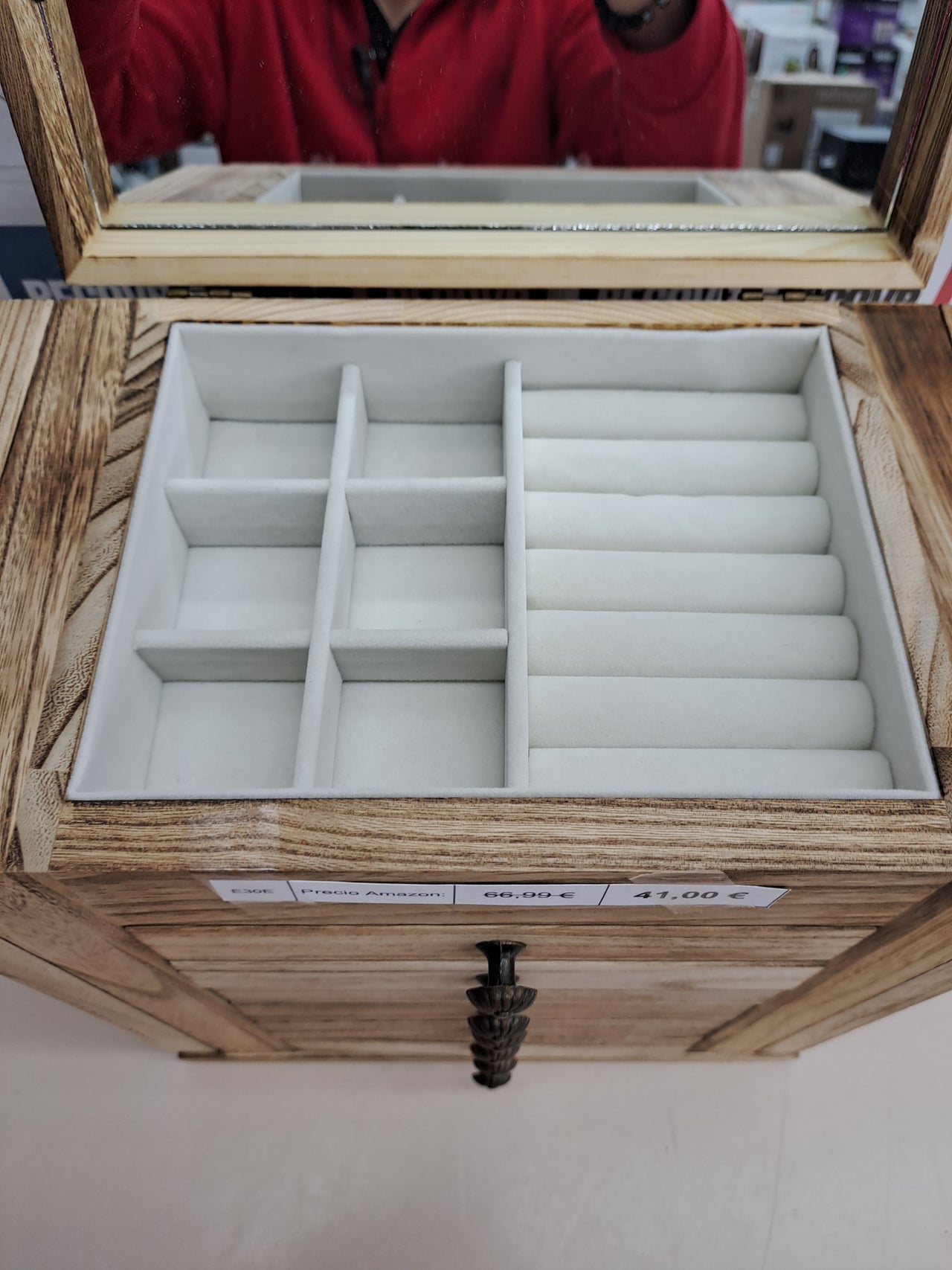 Joyero grande madera 7 capas con espejo – ProCase