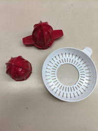 Girmi Sr02 Prensa De Cítricos Eléctricos 0,7 L 25 W Rojo, Blanco