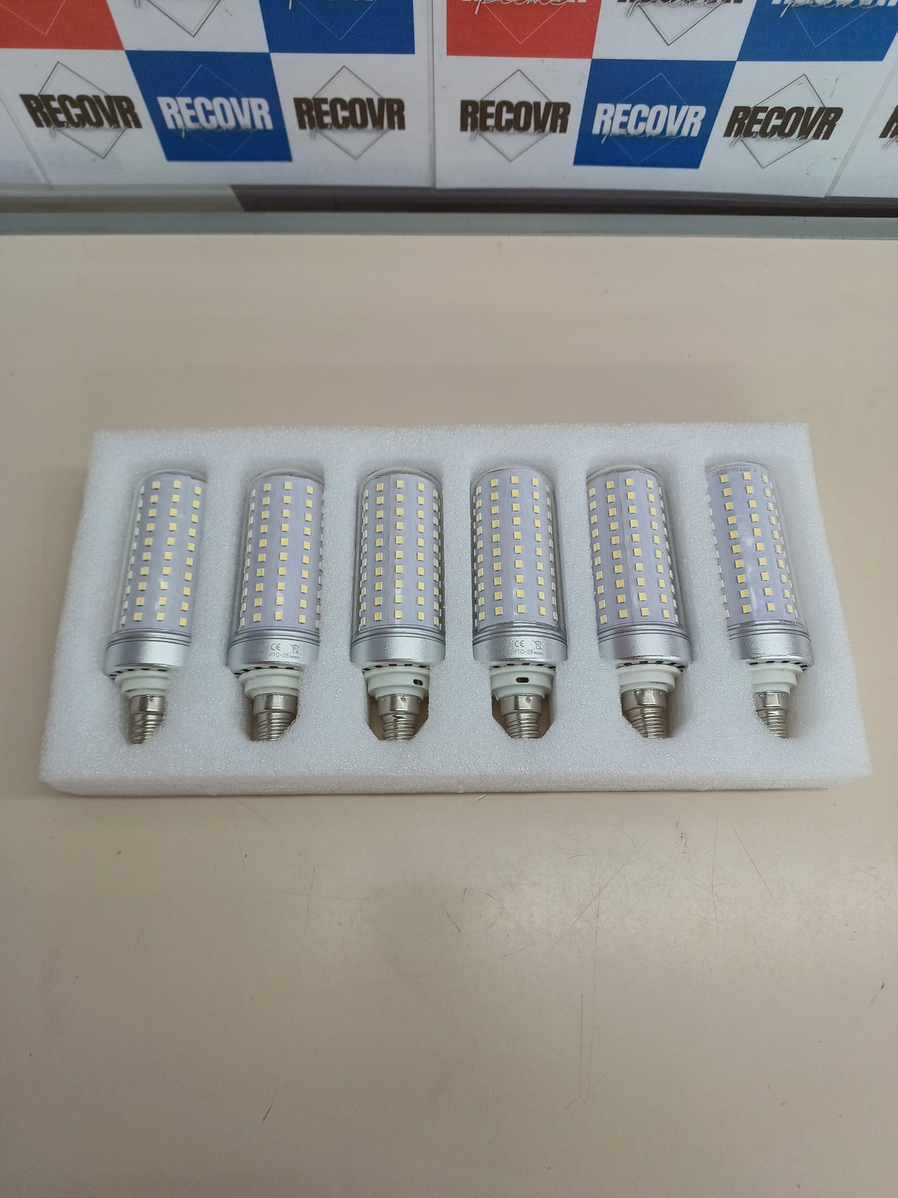Bombillas LED Maíz E14 25W 6000K 2500LM Pack 6