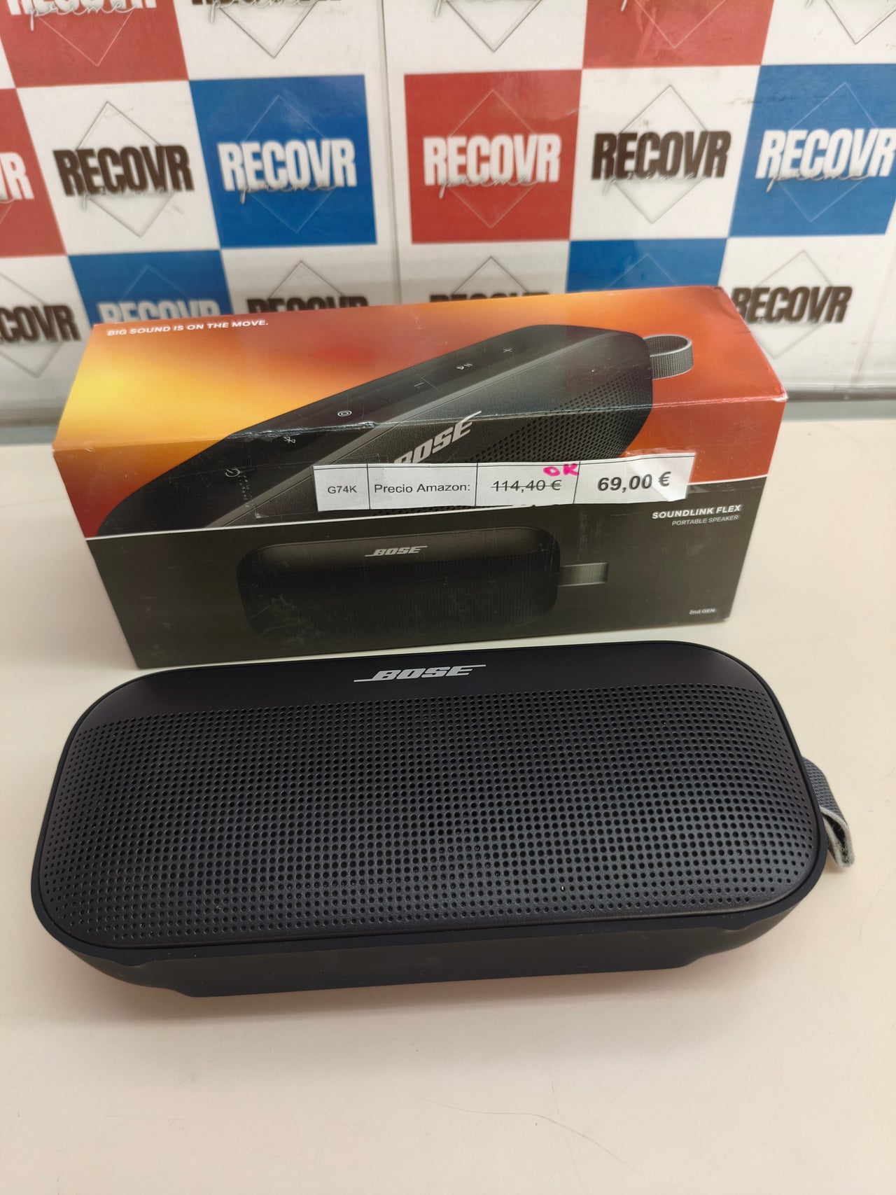 Bose SoundLink Flex 2.ª gen., altavoz Bluetooth, 12 h, negro