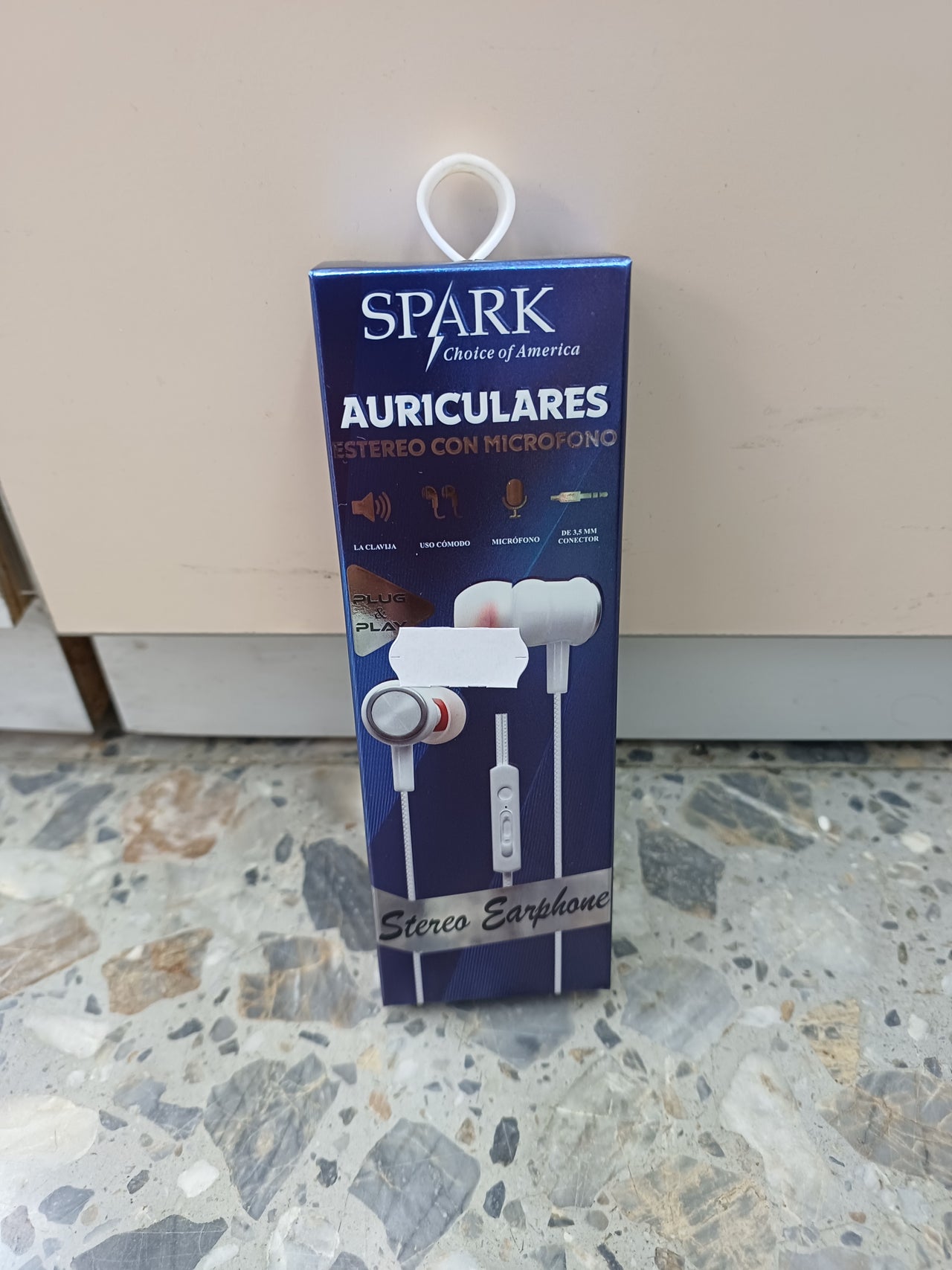 Auriculares Estéreo con micrófono, 3,5mm Jack, uso cómodo SPARK