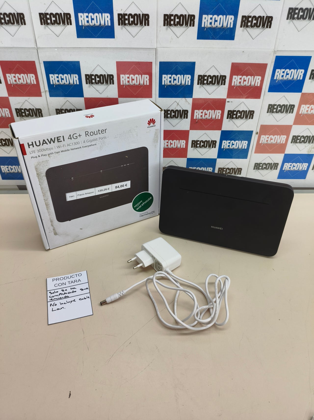 Router 4G LTE Huawei B535 3 Pro WiFi dual banda Cat7 300 Mbps negro