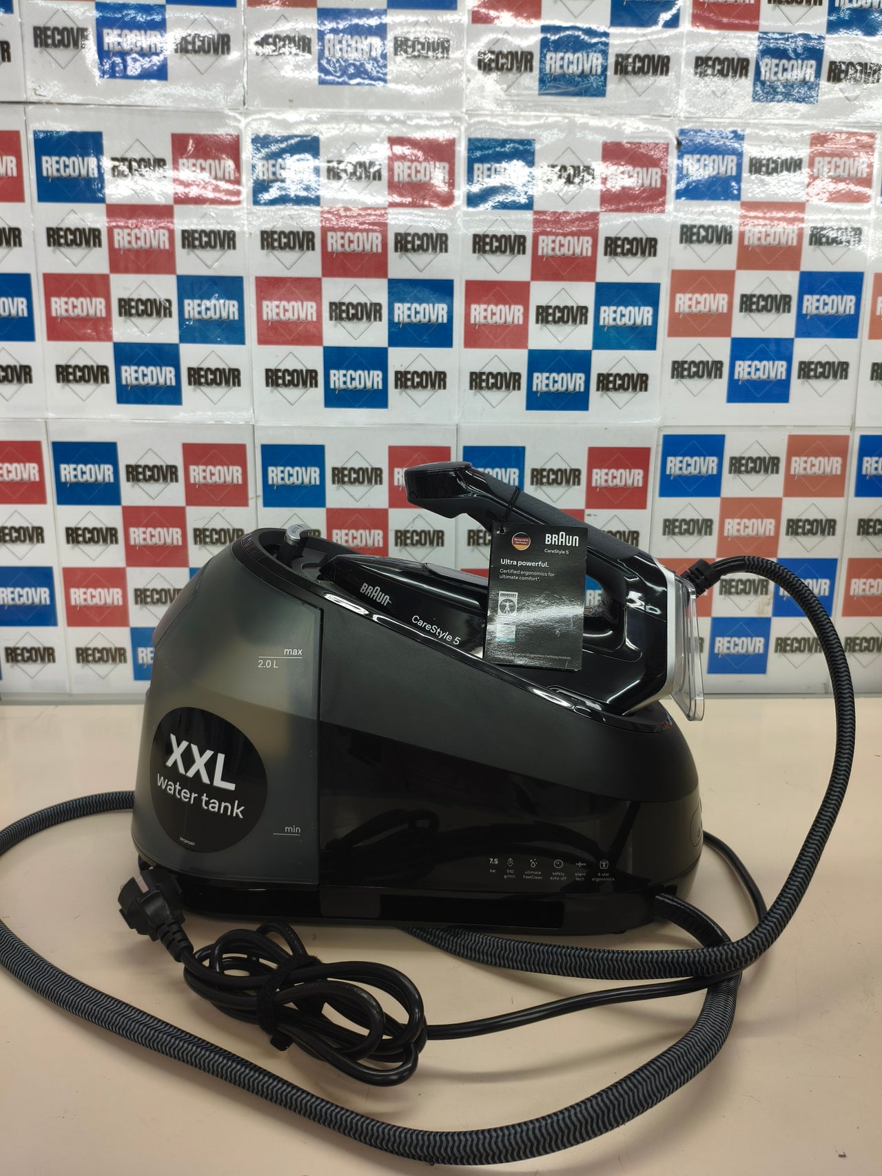 Centro de planchado Braun CareStyle 5 IS5249BK 2400W con depósito de 2L