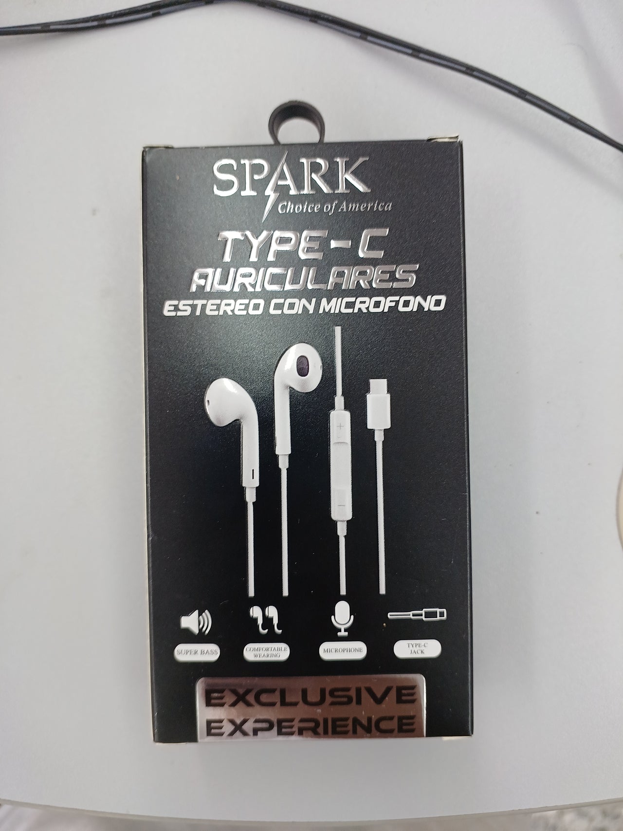Auriculares Estéreo con micrófono, Tipo-C Jack, SPARK