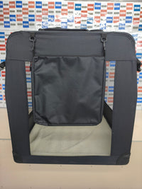 Transportín plegable lionto para perros 3XL 101x69x70 cm negro