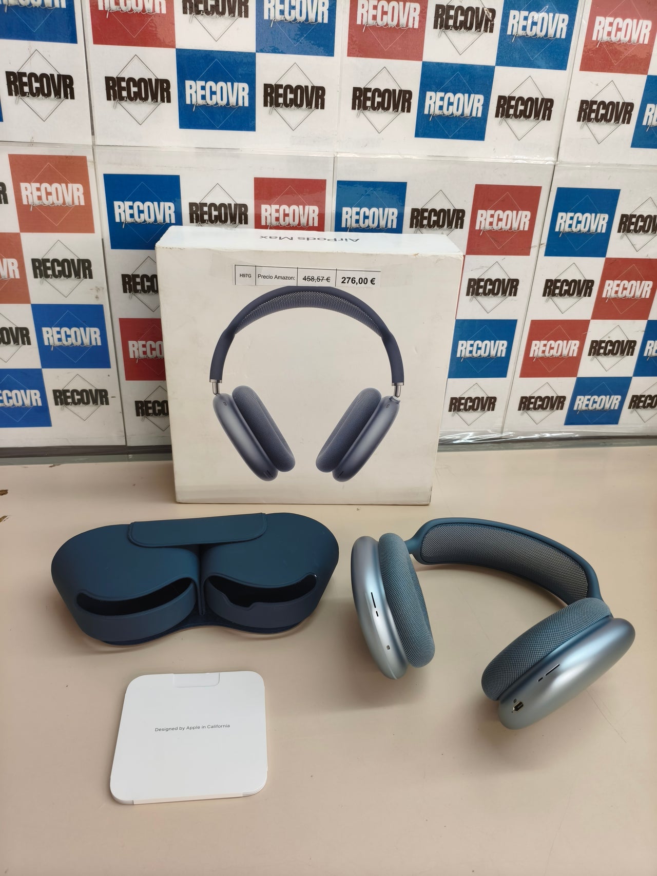 Apple AirPods Max, auriculares inalámbricos, ANC, USB-C, azul