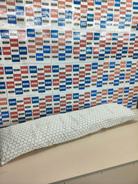 Almohada viscoelástica de carbono Homey 135x40 cm antiestrés