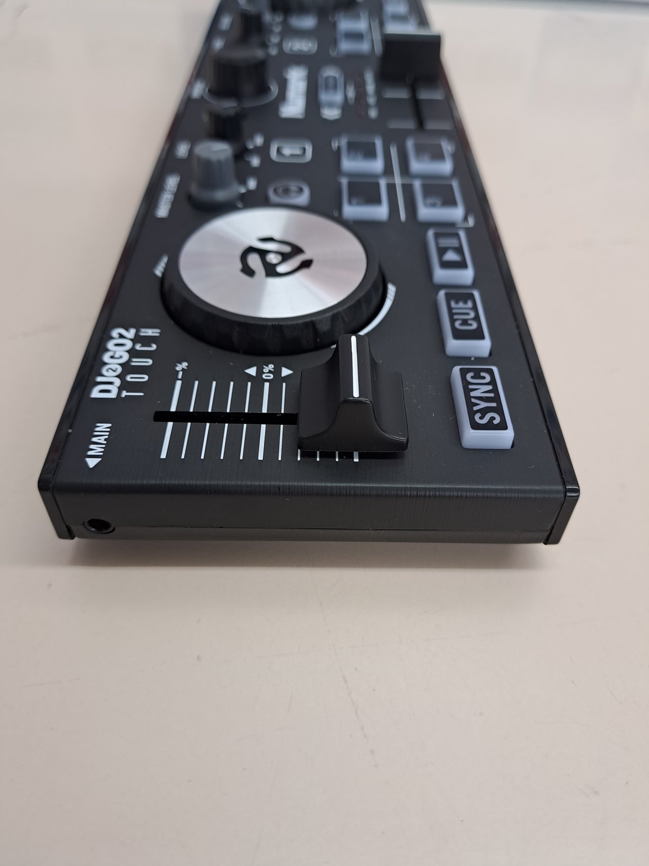 Controlador DJ USB compacto 2 canales táctil