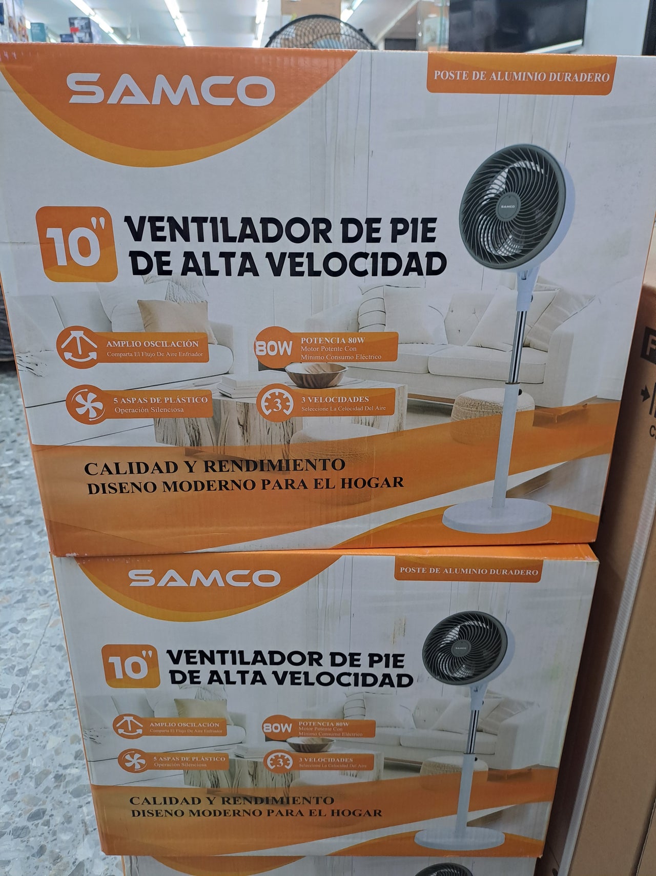 Ventilador Samco 10" SM-10XF/M