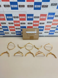 Cierre monedero DIY 8,5 cm 10 uds dorado