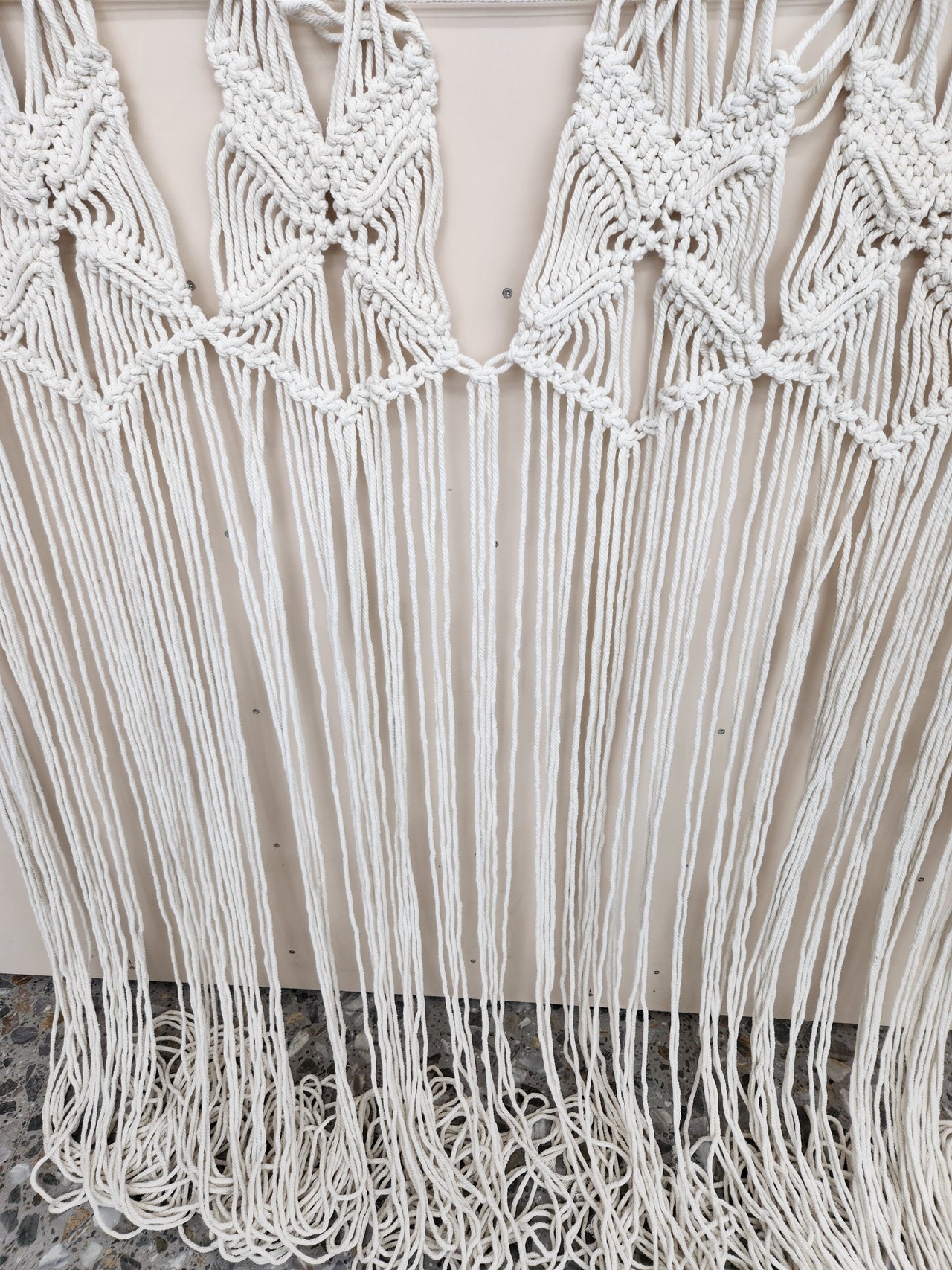 Cortina macramé 90 x 180 cm