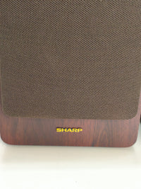 Sharp CP-SS30(BR), altavoces de estantería 60W, Bluetooth, marrón