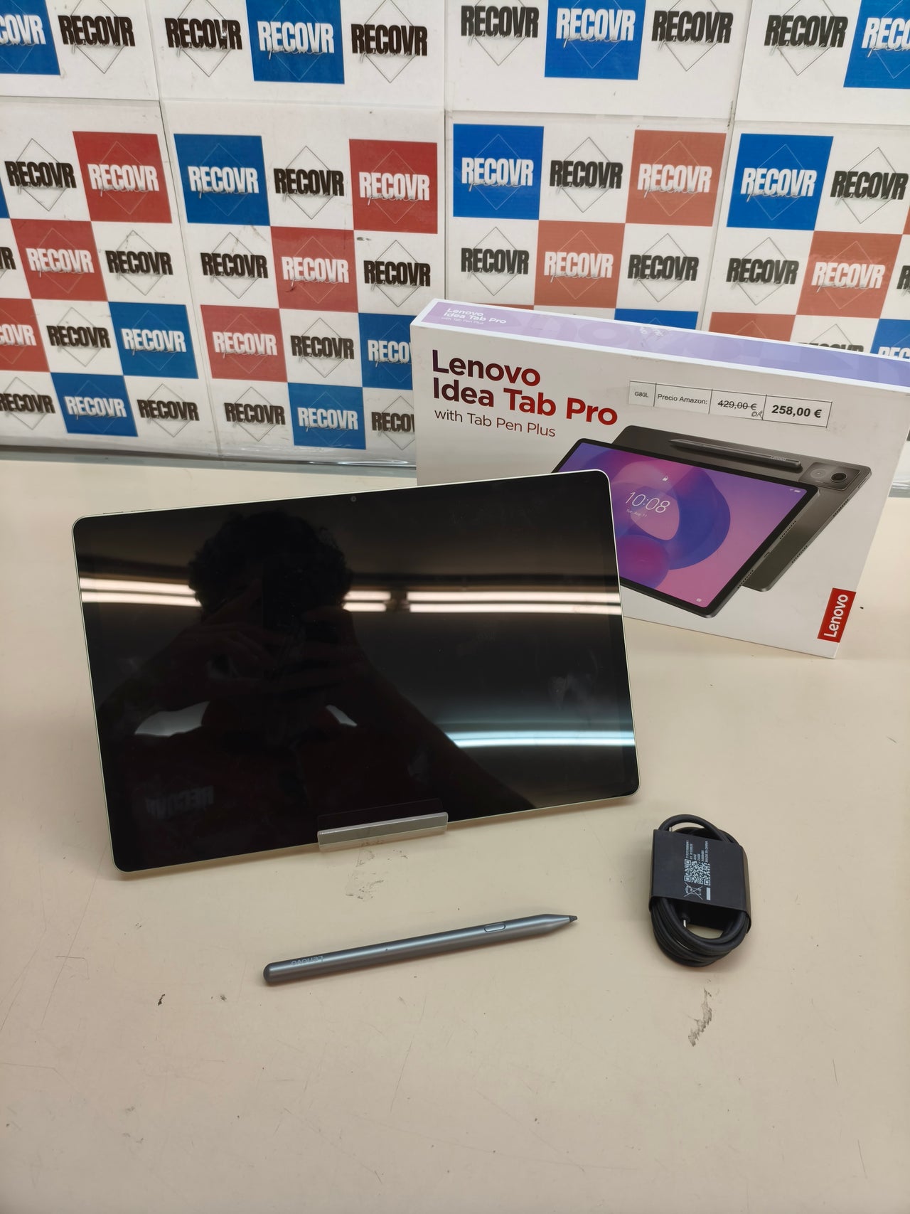 Lenovo Idea Tab Pro, tablet 12,7" 3K, 8 GB RAM, 256 GB, 144 Hz, con Pen, verde