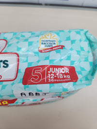 Pañales Braguita Talla 5 (12–18 kg) – Pampers Baby Dry 36 uds