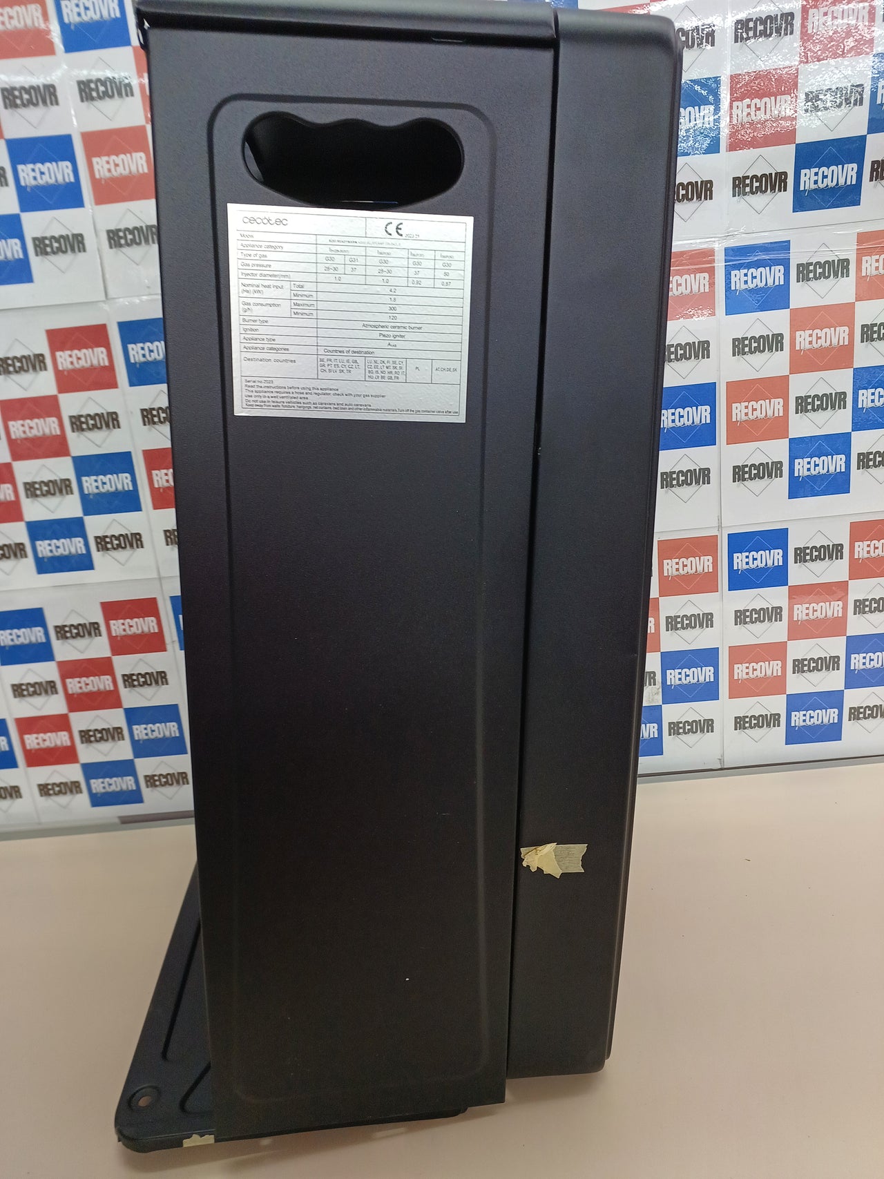 Estufa de gas llama azul plegable 4200 W con seguridad – Cecotec
