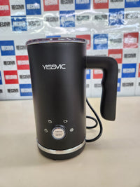 Espumador leche 600W, 300ml, eléctrico 4 en 1, espumador eléctrico, espumador de leche de acero inoxidable, control de temperatura, revestimiento antiadherente Yissvic
