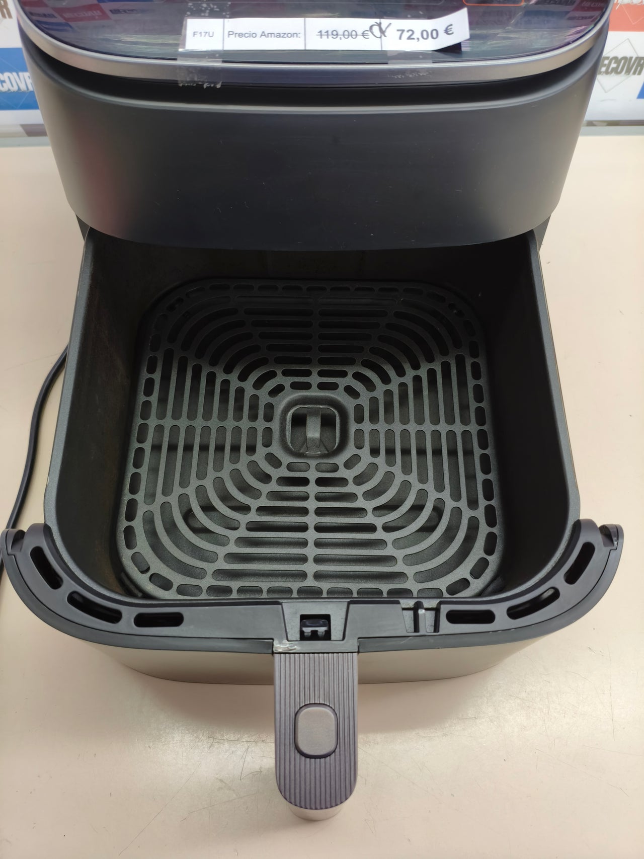 Freidora de aire Cosori Turbo Blaze 6L 9 en 1 silenciosa negra