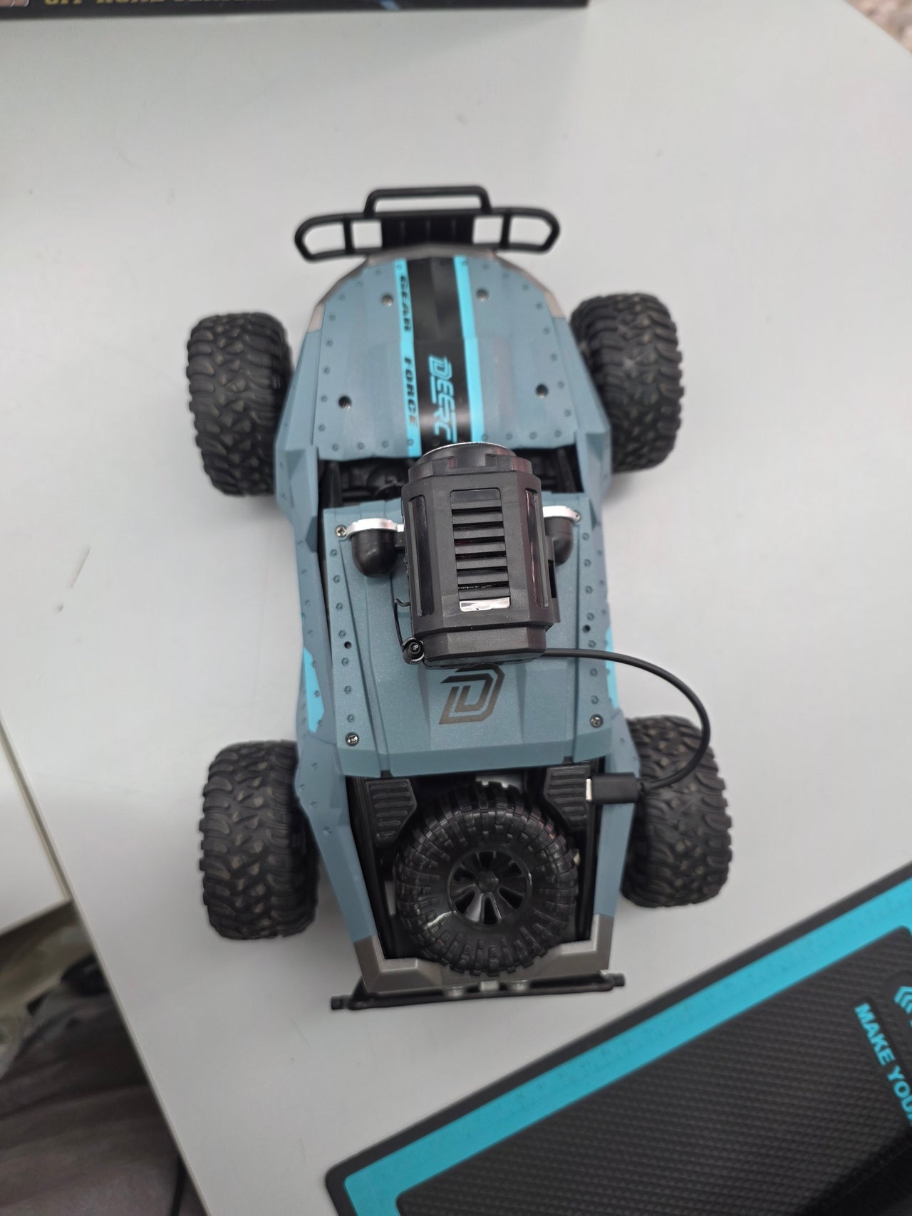 Coche teledirigido RC cámara 1080P doble batería