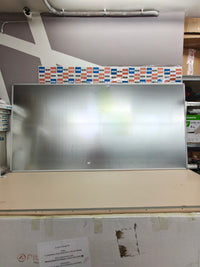 Pizarra blanca magnética OFITURIA 200x100 cm con marco de aluminio lacado