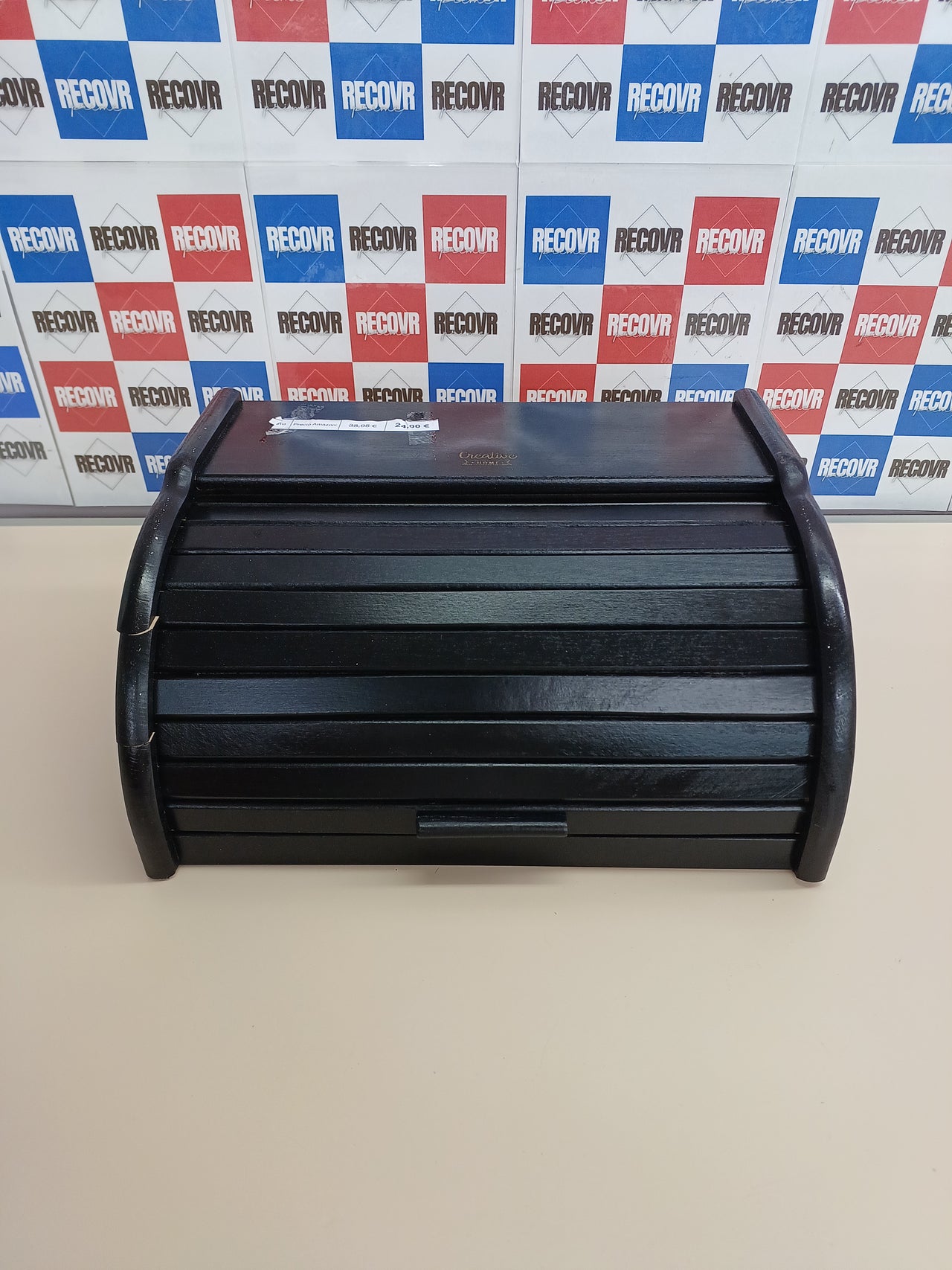 Panera de Madera Contenedor para Pan 38x28,5x17,5cm