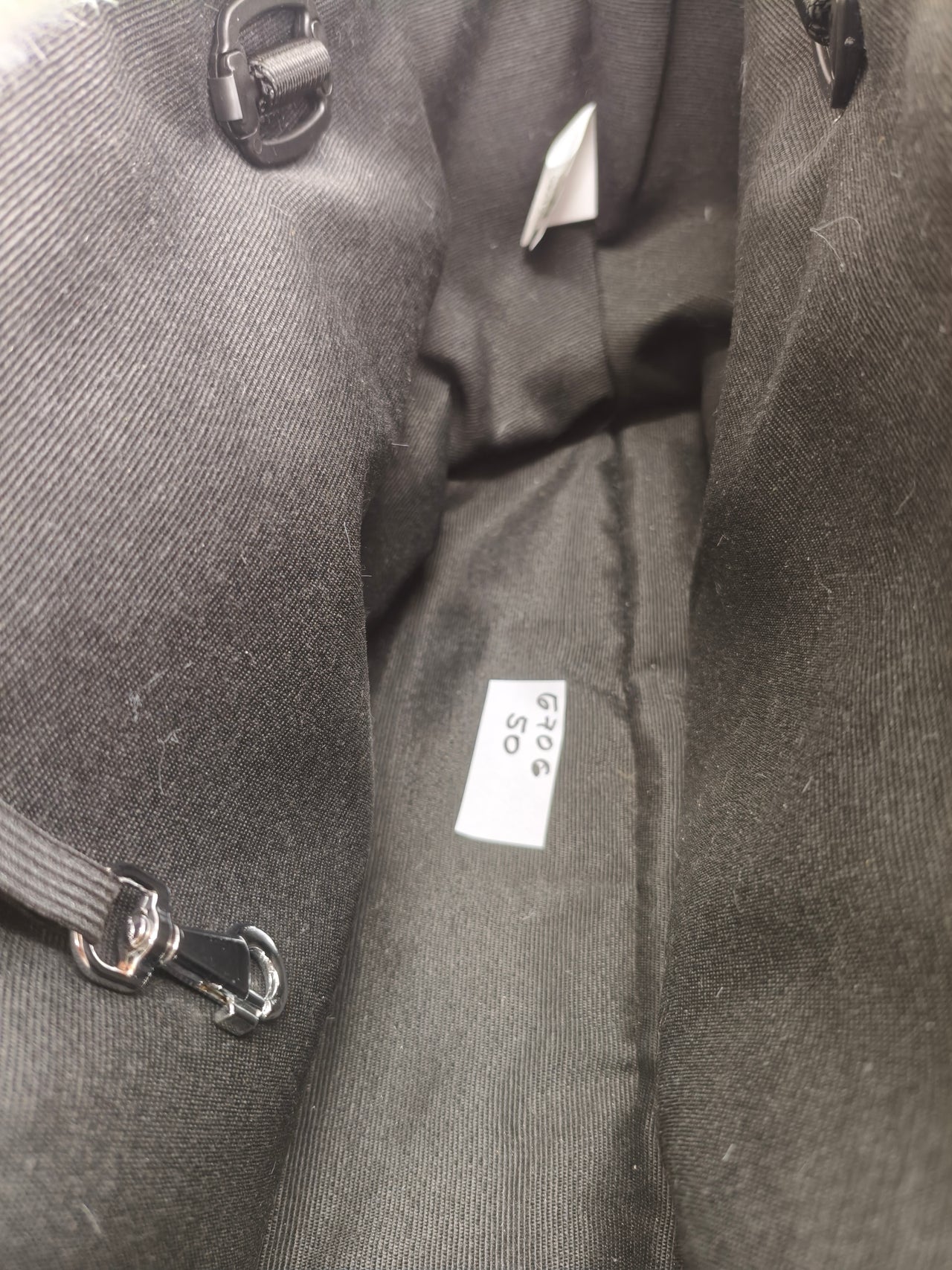 Ferplast Bolso para perros WITH-ME WINTER, EVA, Suave plástico de goma con revestimiento de ecopiel, Asas regulables, Correa de seguridad incluida, 21.5 x 43.5 x h 27 cm, Negro