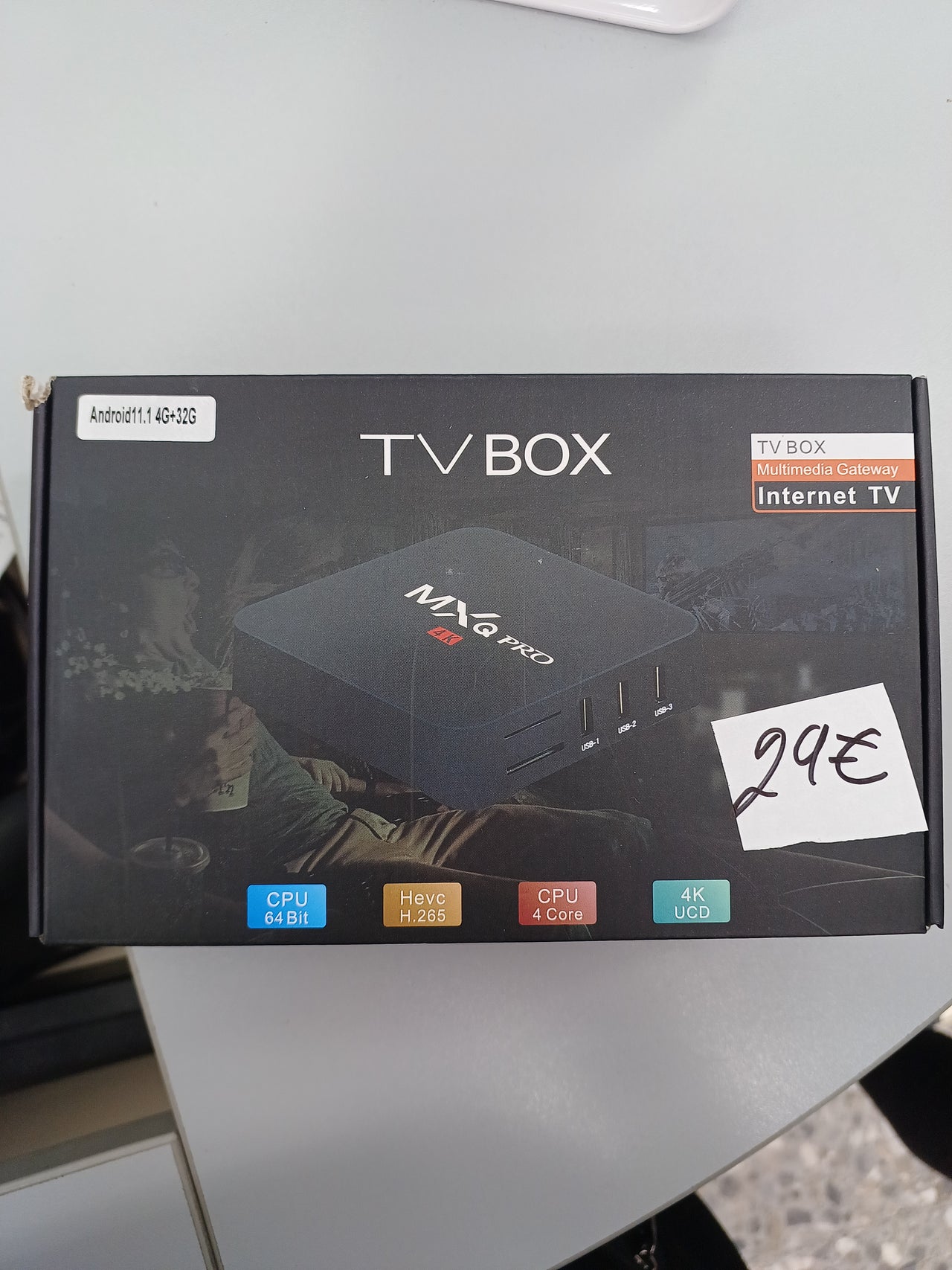 TV-BOX Android 4G+32GB 4K 3840x2160 1205