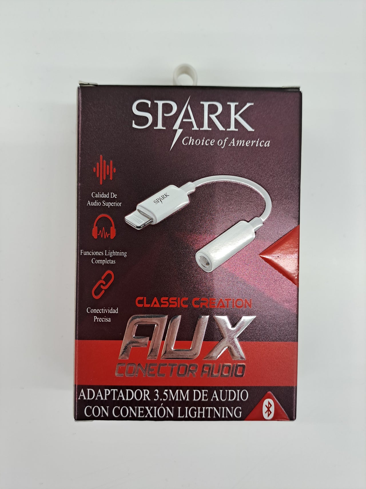 Adaptador Lightning Aux Spark