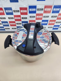 Olla a presión Royalty Line 8L 24cm acero inoxidable con tapa de seguridad y válvula limitadora RL-PS8L