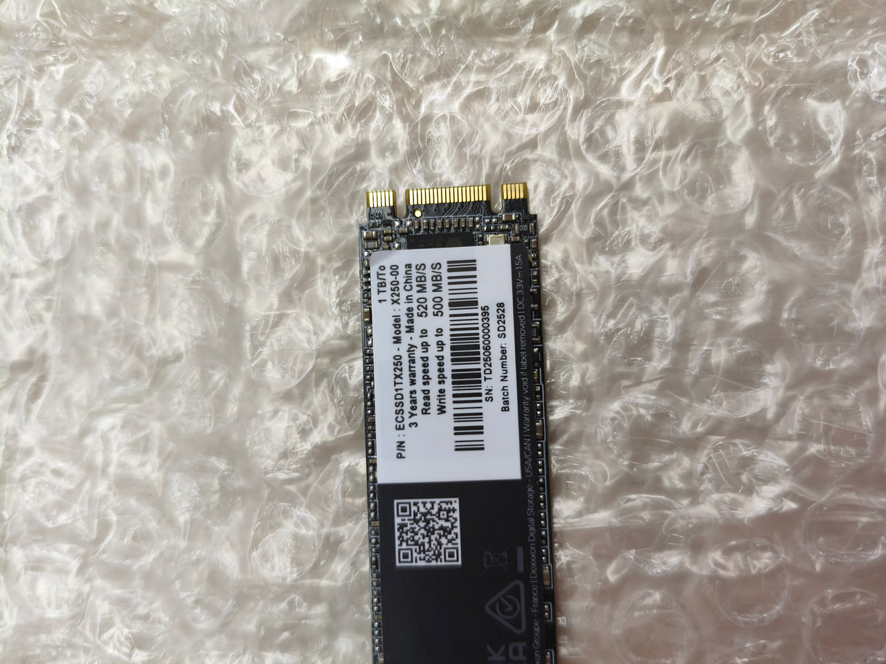 SSD interno EMTEC X250 M.2 SATA 1 TB