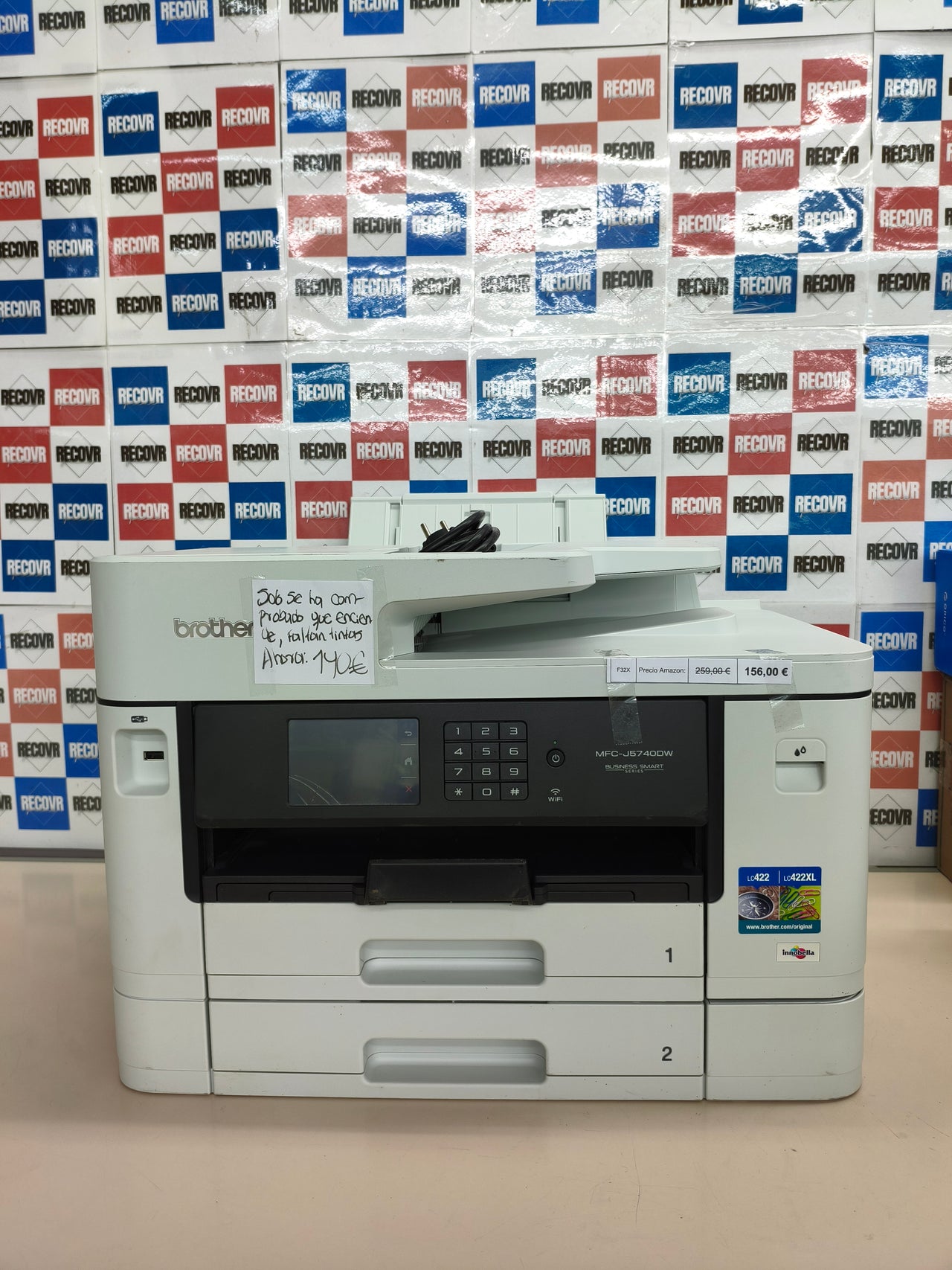 Impresora multifunción Brother MFC-J5740DW WiFi A4/A3