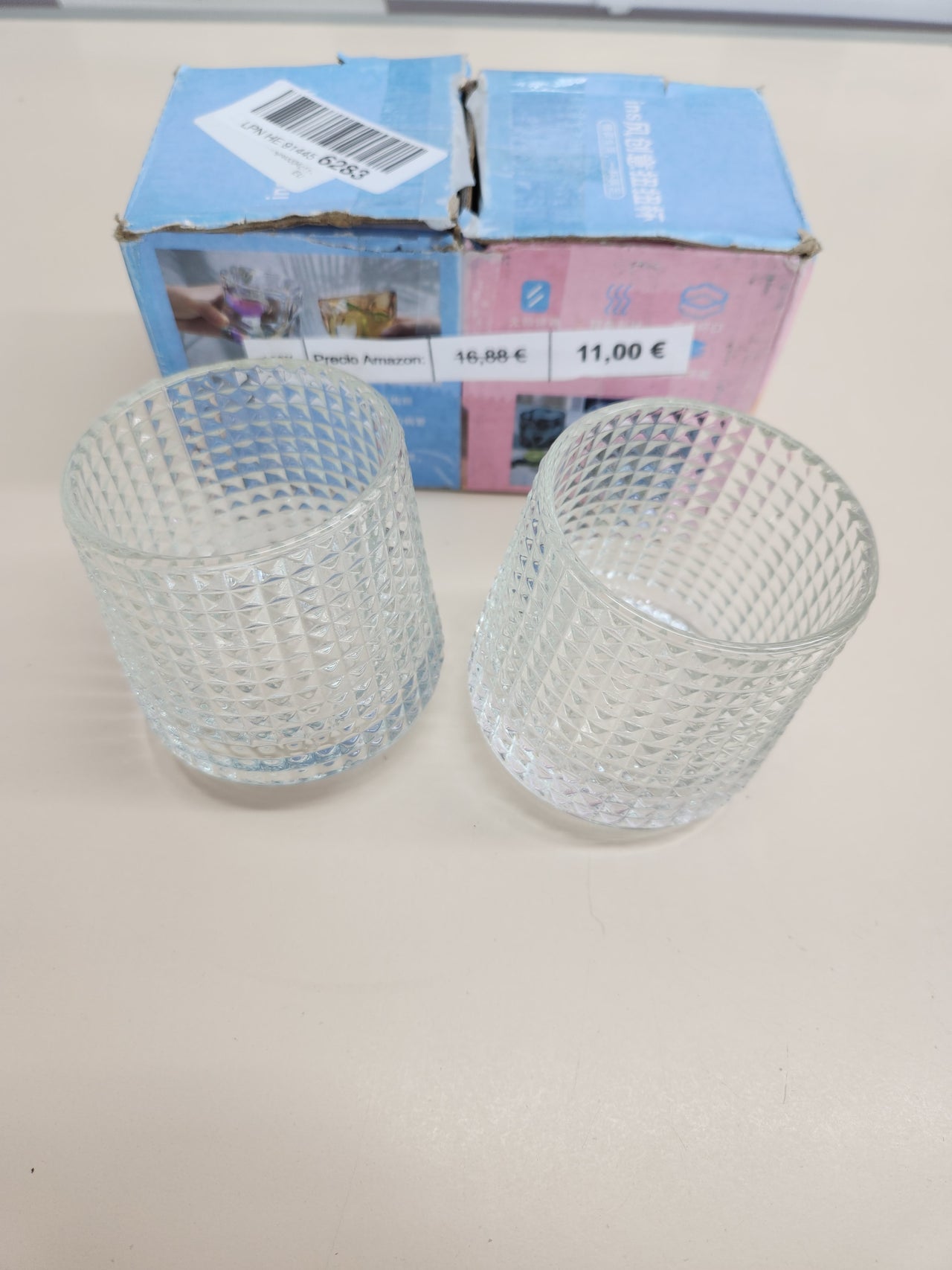 Juego 2 Vasos de Whisky 160 ml, Vaso Whisky La Superficie de La Mesa Puede Girar 360 Grados, Relax y Descomprimir para Hombres, (Superficie Curvo-Borde Dorado) Xfeyaqlo