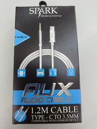 Cable 1.2M, Tipo - C A3.5MM Spark
