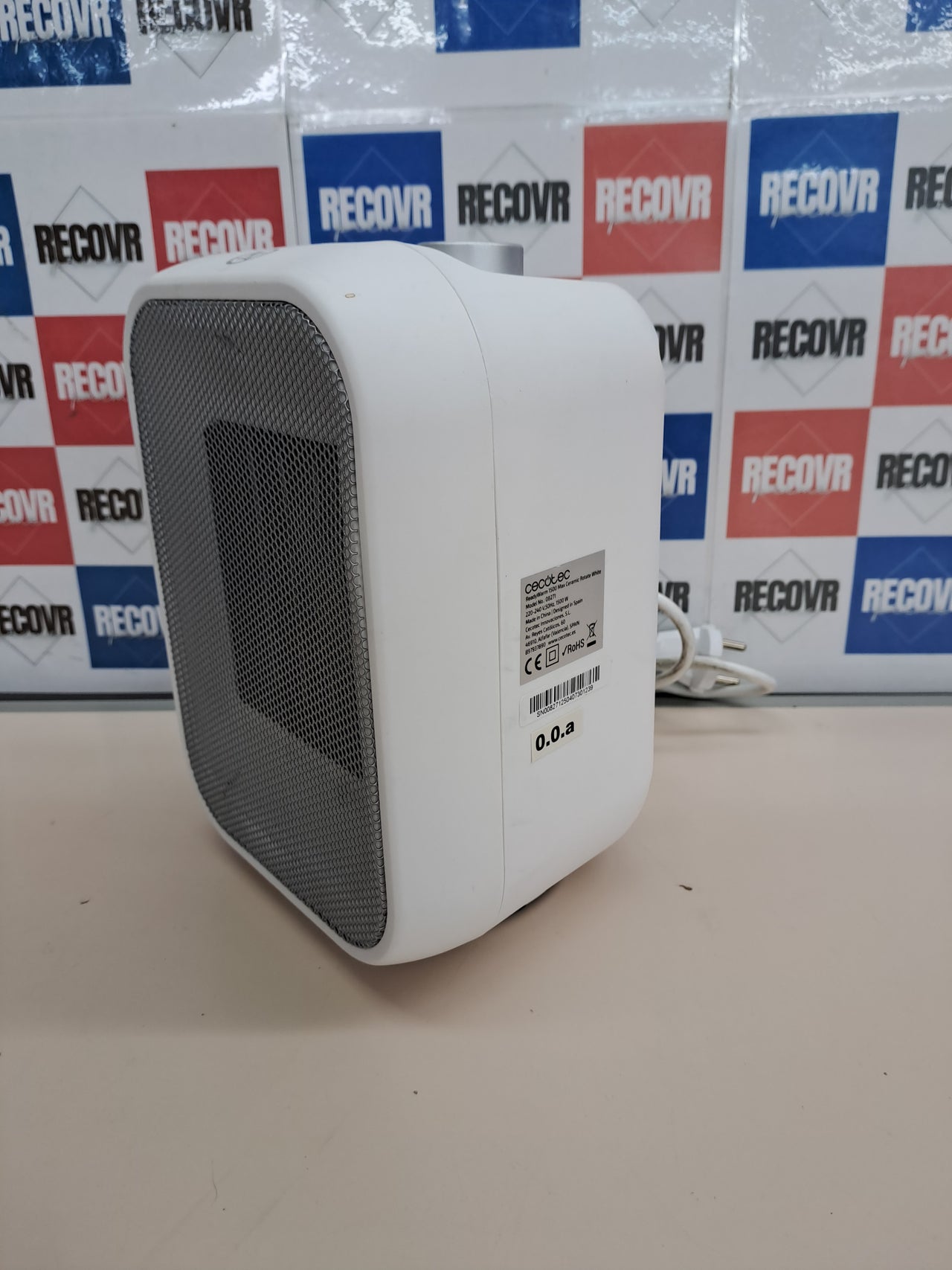 Calefactor cerámico 1500W oscilante ReadyWarm Cecotec