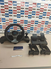 Trust GXT Movi, volante gaming para PC con pedales y levas