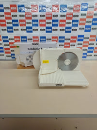 Cortadora De Fiambre YASHE Plegable, 180W, Con Hoja Dentada
