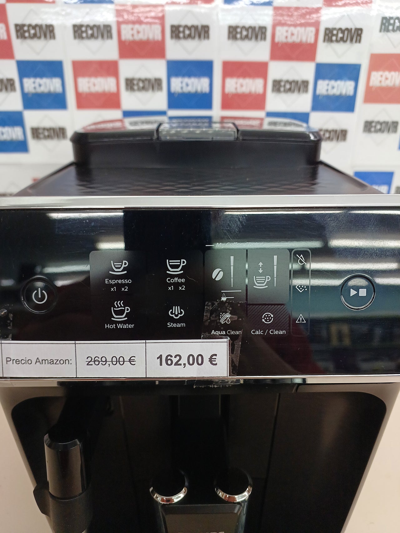 Cafetera automática 2 cafés con molinillo – Philips