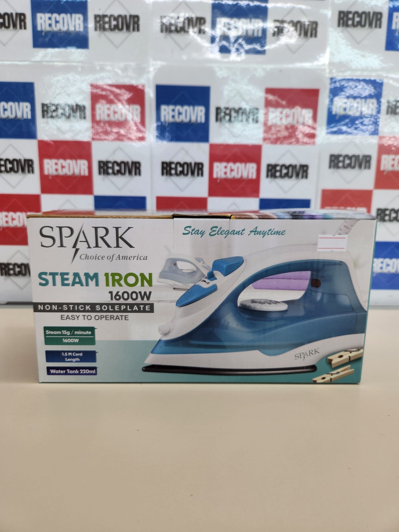 Plancha de Vapor SPARK 1600W (modelo S-127SI/16)