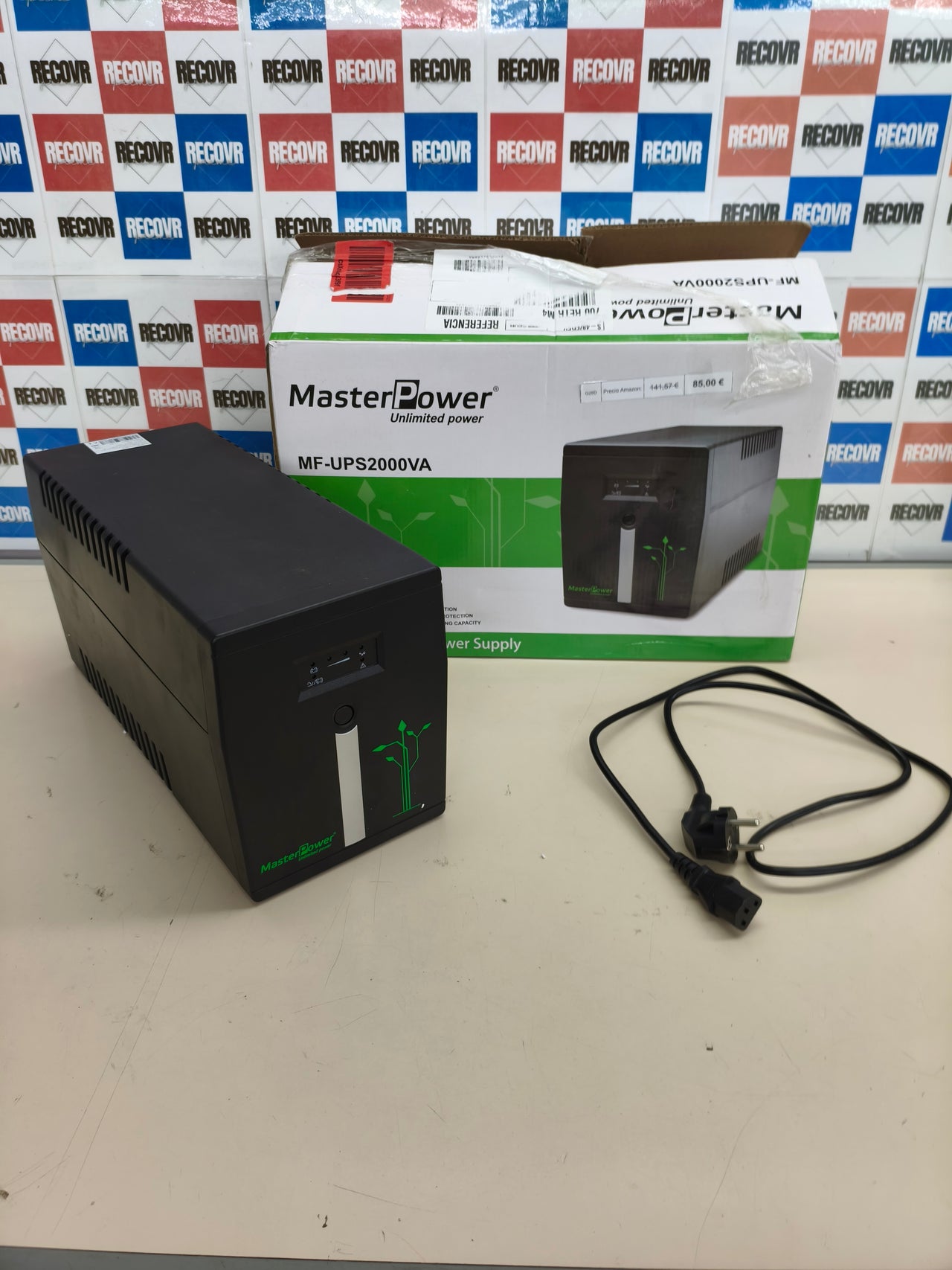 Batería de respaldo para ordenador.