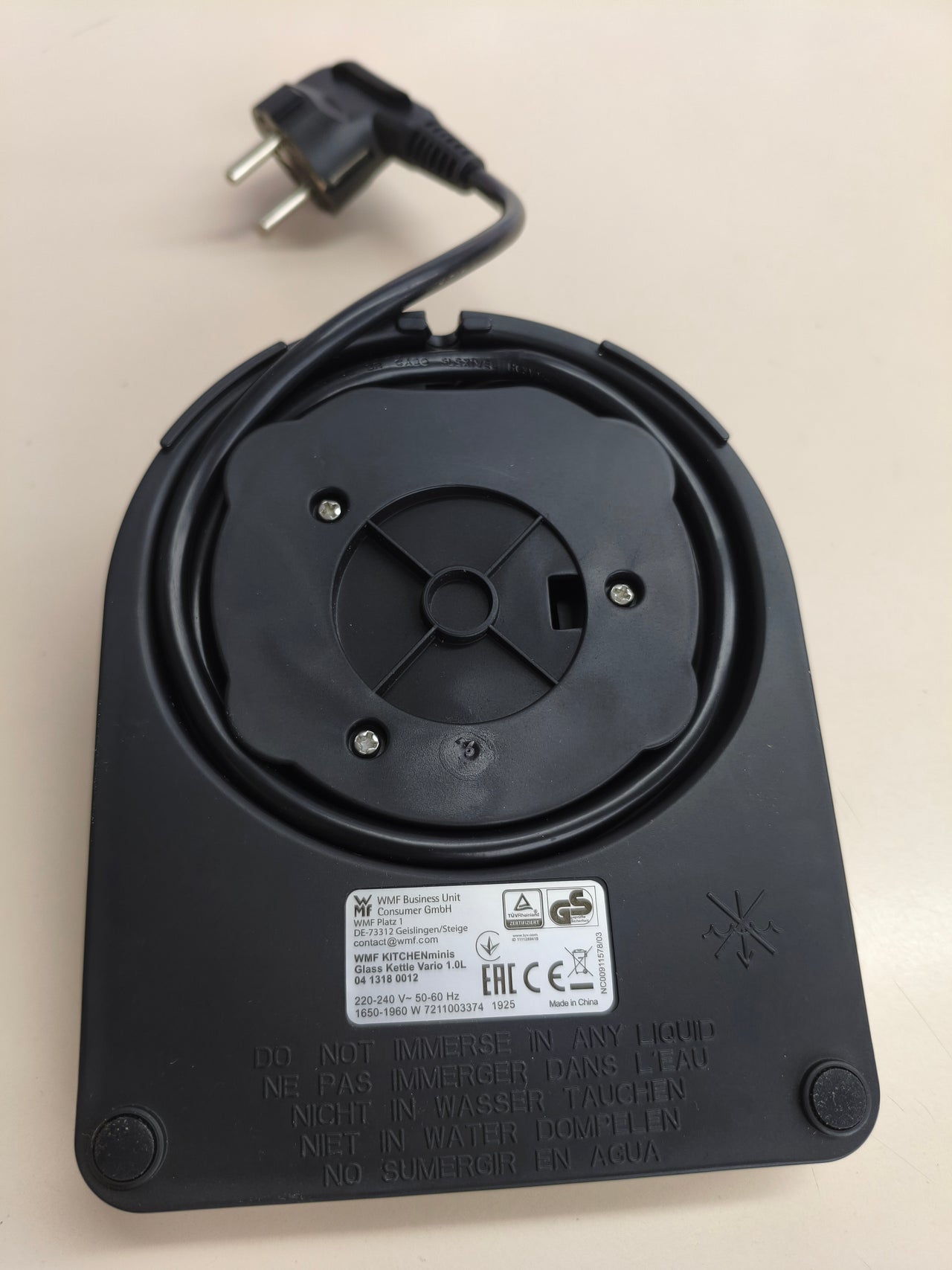 Hervidor de vidrio Vario 1.0L
