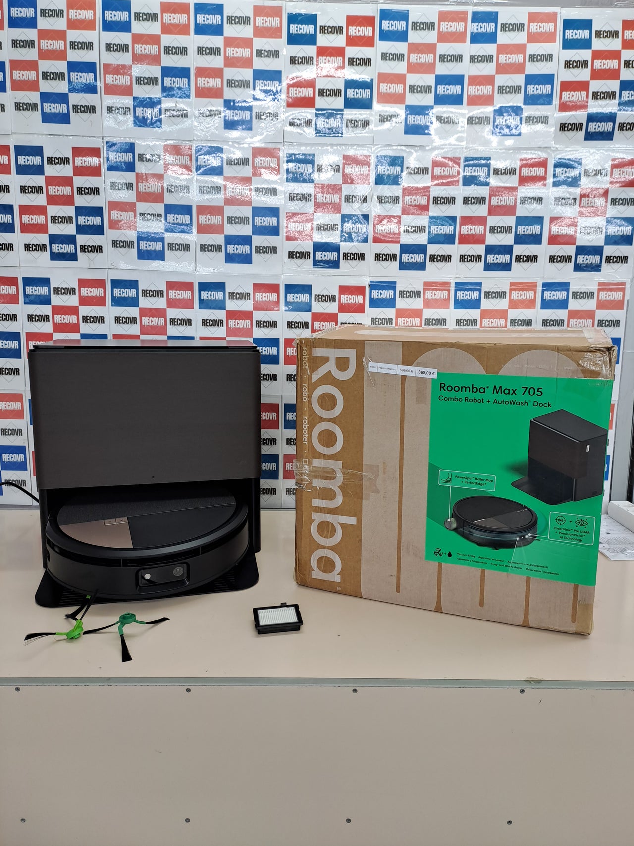 Roomba Max 705 Combo con base AutoWash y LiDAR 3D
