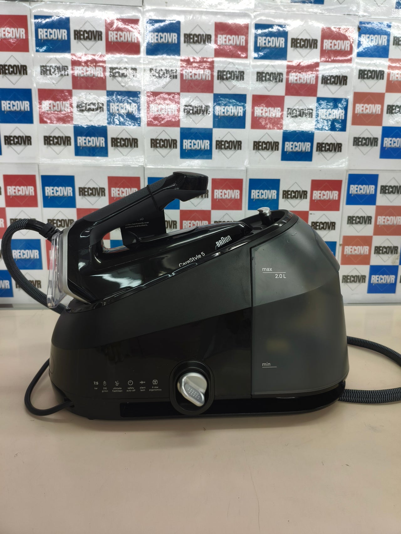 Centro de planchado Braun CareStyle 5 IS5249BK 2400W con depósito de 2L