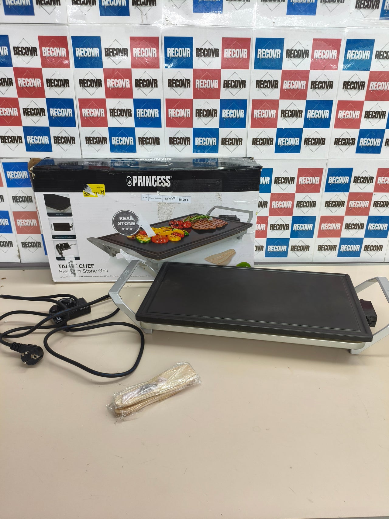 Plancha de piedra Princess Table Chef Premium