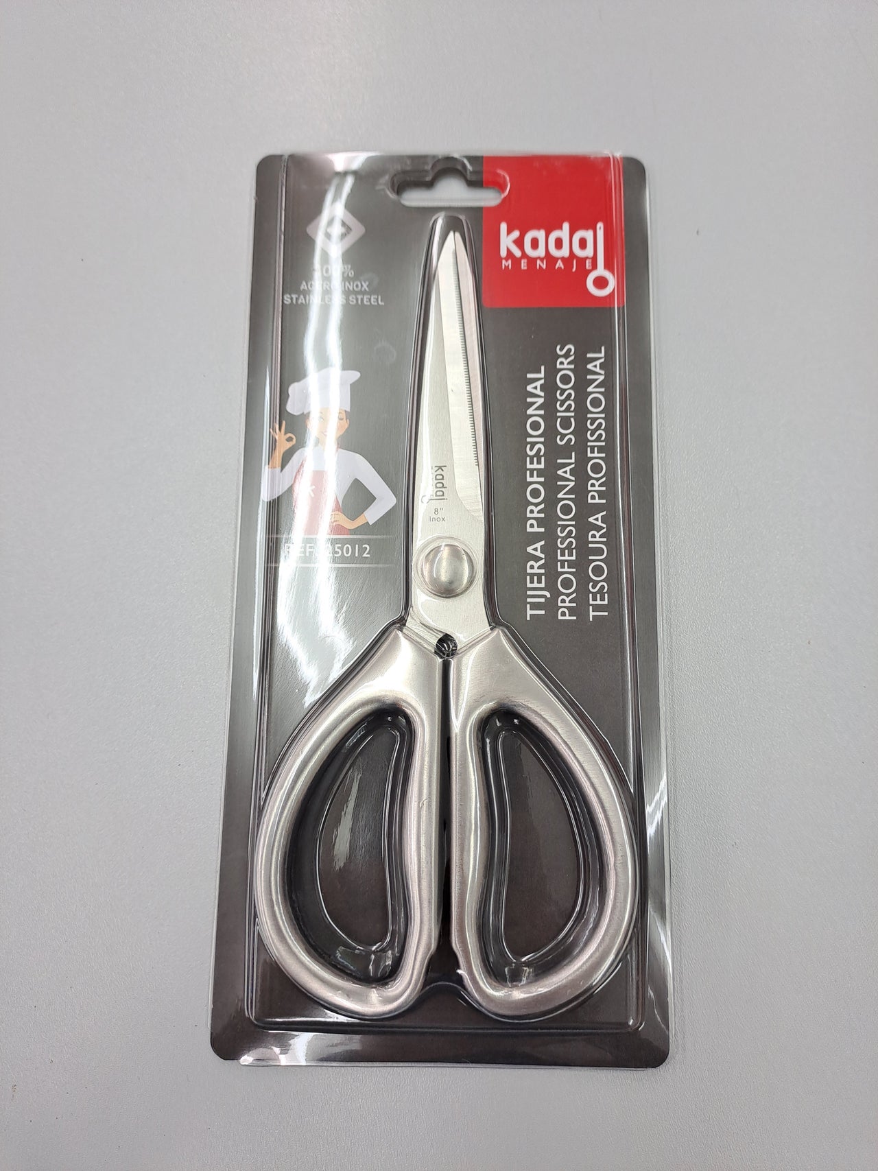 Tijera profesional - Colección  Acero Inox -  Kadal - 25012