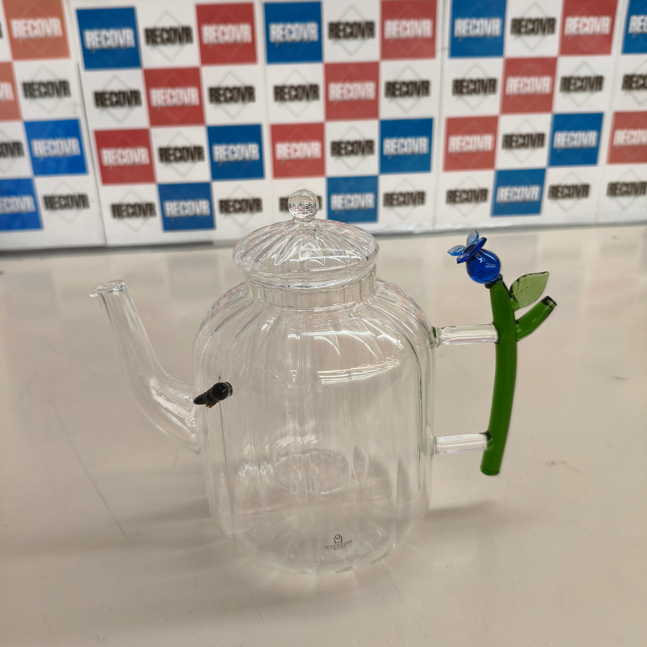 Ichendorf Milano, tetera óptica Botanica de 70 cl, vidrio borosilicato